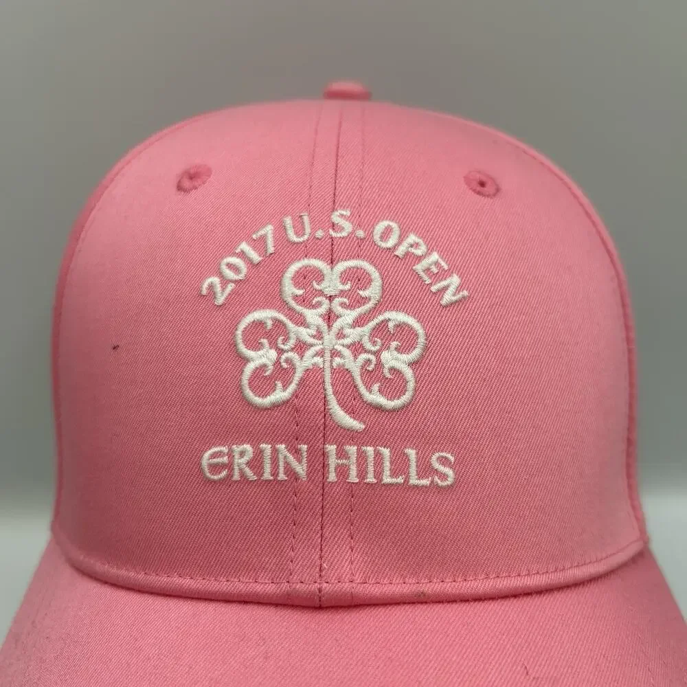 US Open 2017 Erin Hills USGA Member Pink Golf Hat Cap Adjustable Strap Casual